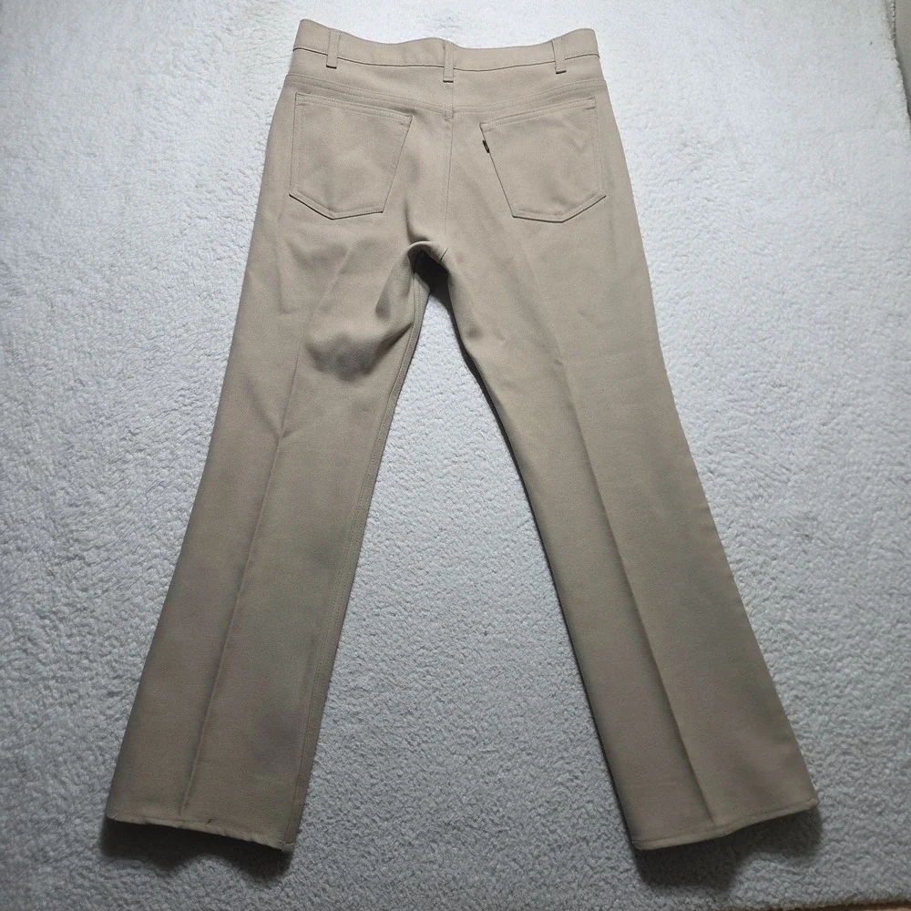 Vintage 90s Levis Pants Mens 32x29 Tan Bootcut Black Tab Made In USA